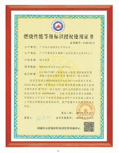 烯烧等级证书